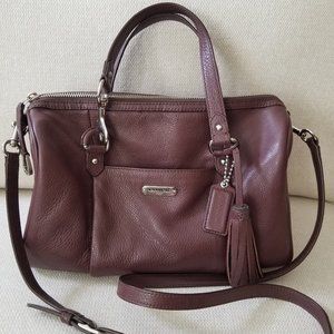 Coach Cross body Burgundy bag